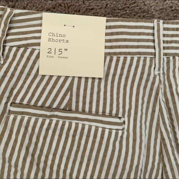 NEW! Chino striped shorts - Picture 2 of 7